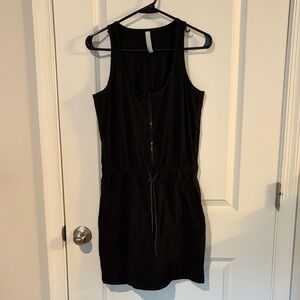 Athleta Black Mini Skort Dress